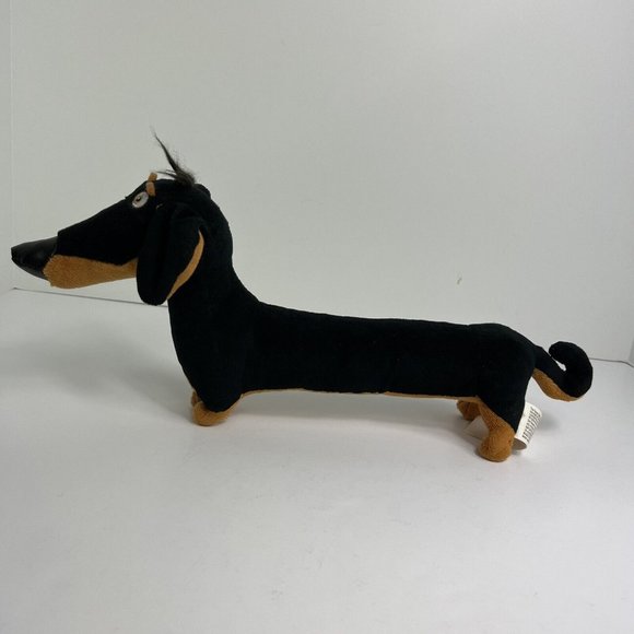 Secret Life Of Pets Plush Dachshund Puppy Dog Buddy Stuffed Animal 14" Spin Mast - Picture 3 of 12